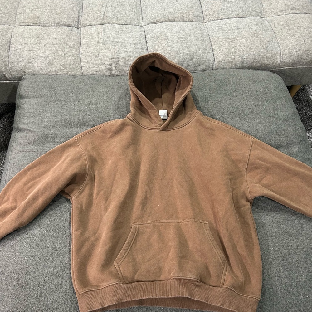 Men's Brown Oversized Hoodie